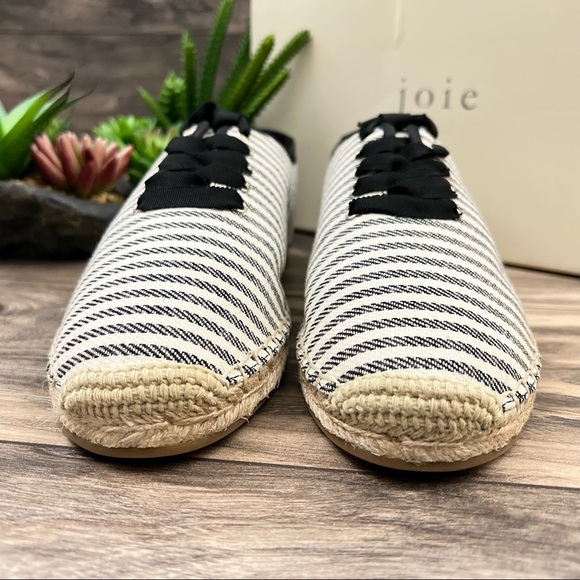NIB Joie Corston Striped Espadrille Oxford Loafer Flats Sneaker 38.5 - Picture 3 of 12